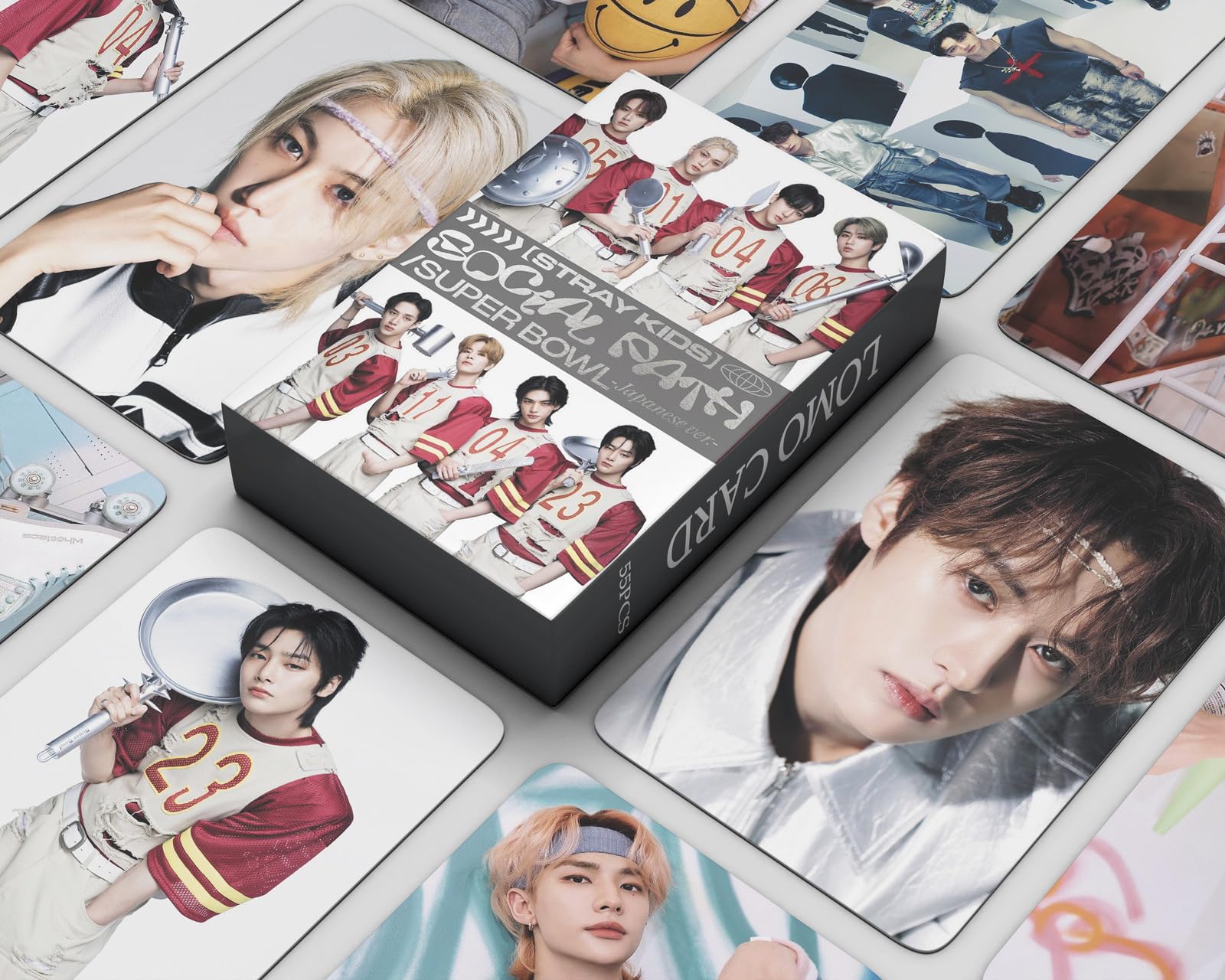 Amazon.com: Funwaretech StrayKids Social Path Photocards 55Pcs